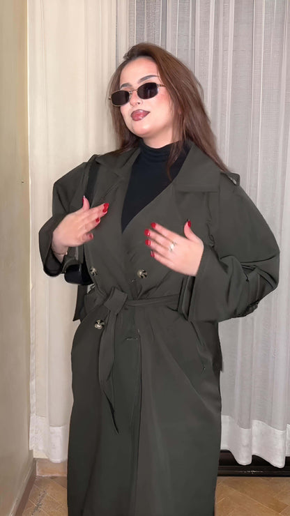 Trench-coat pour femme
