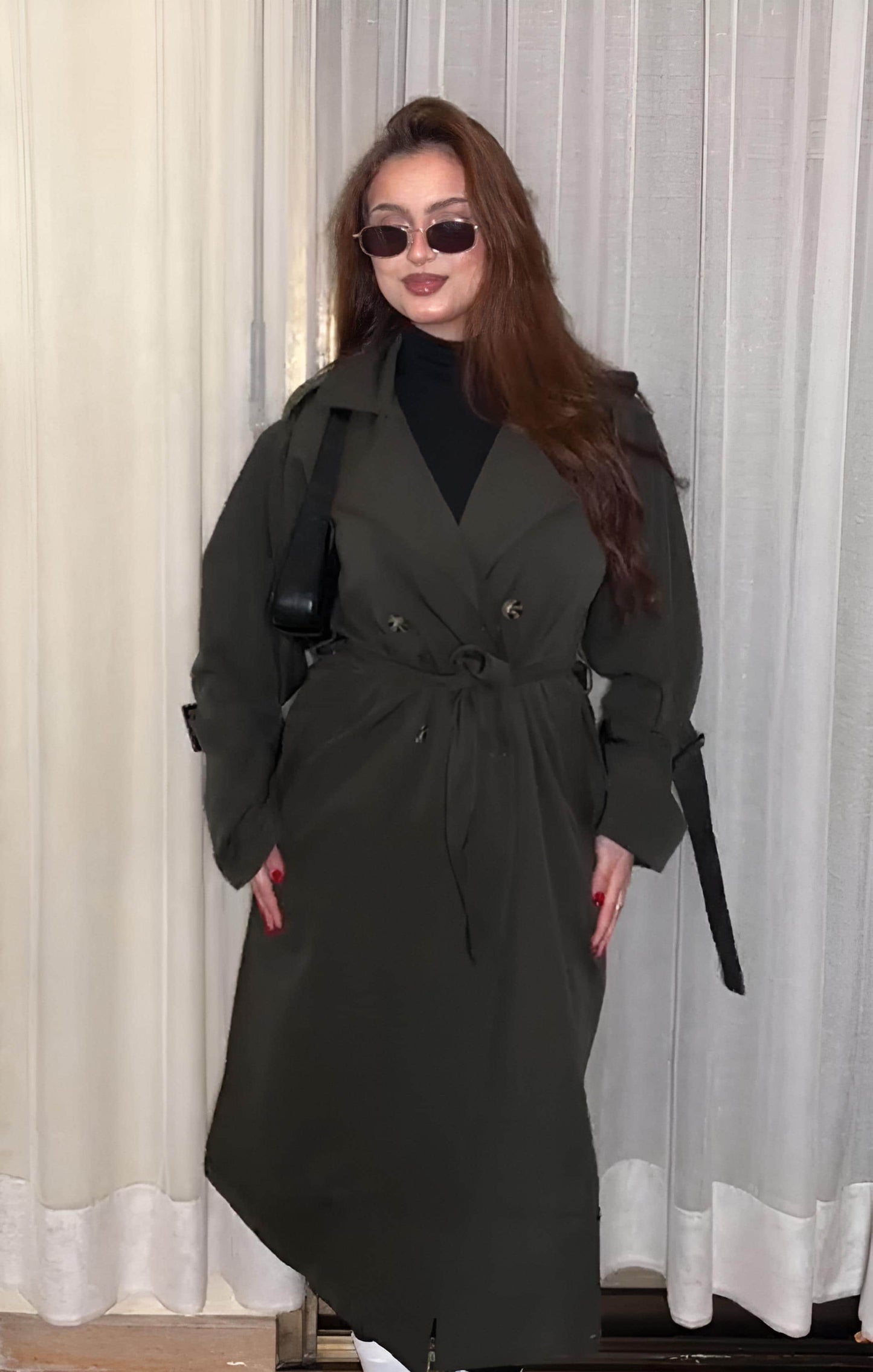 Trench-coat pour femme