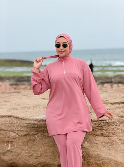 Burkini Simple : Ensemble Complet 4 Pièces