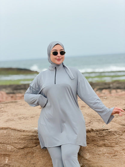 Burkini Simple : Ensemble Complet 4 Pièces