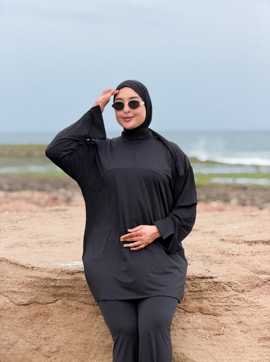 Burkini Simple : Ensemble Complet 4 Pièces
