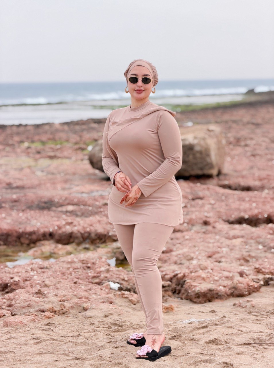 Burkini Simple :Composition de l'Ensemble (3 Pièces)