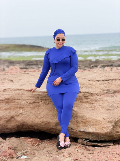 Burkini Simple :Composition de l'Ensemble (3 Pièces)