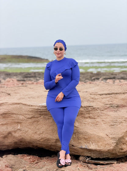Burkini Simple :Composition de l'Ensemble (3 Pièces)