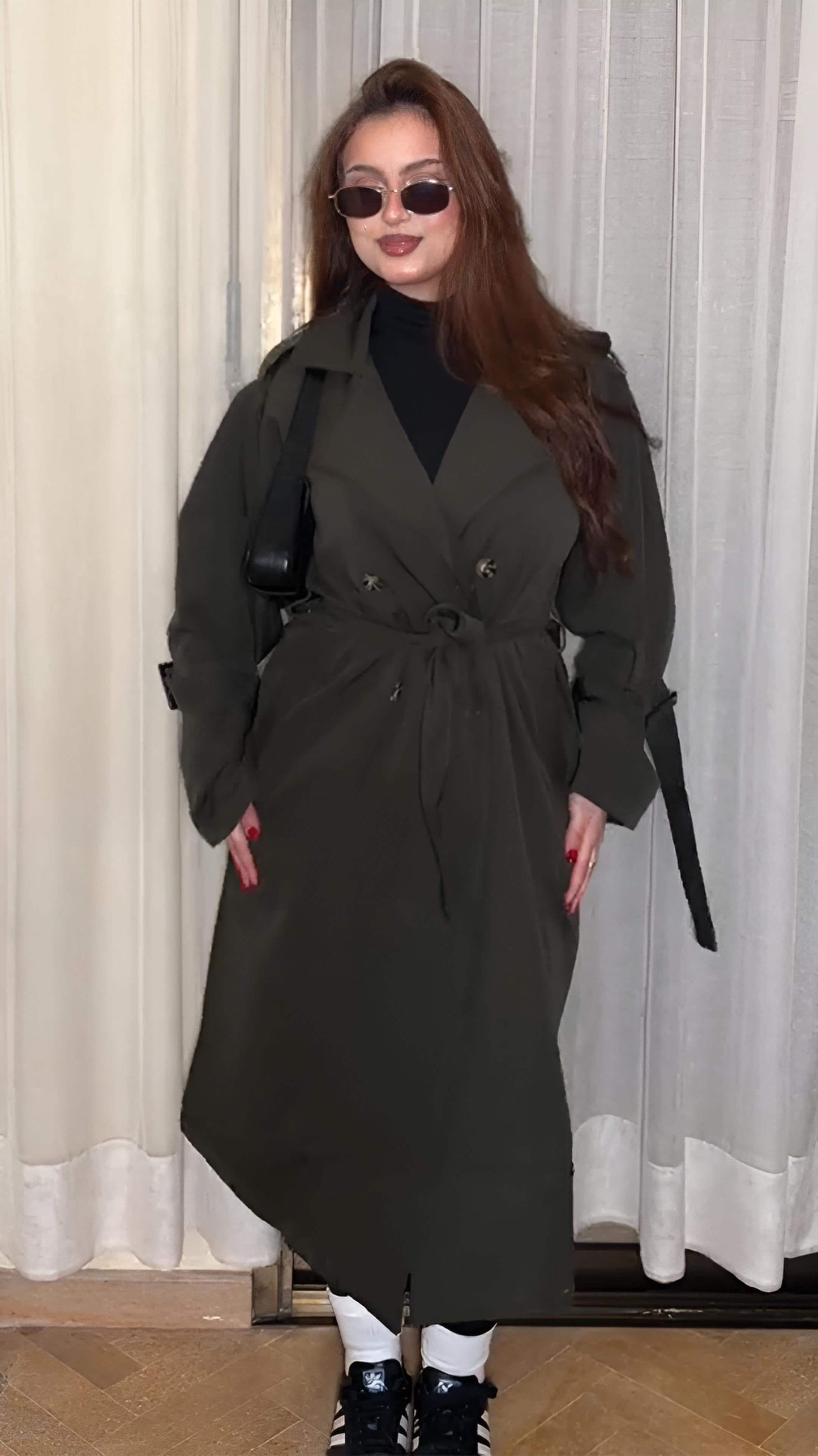 Trench-coat pour femme