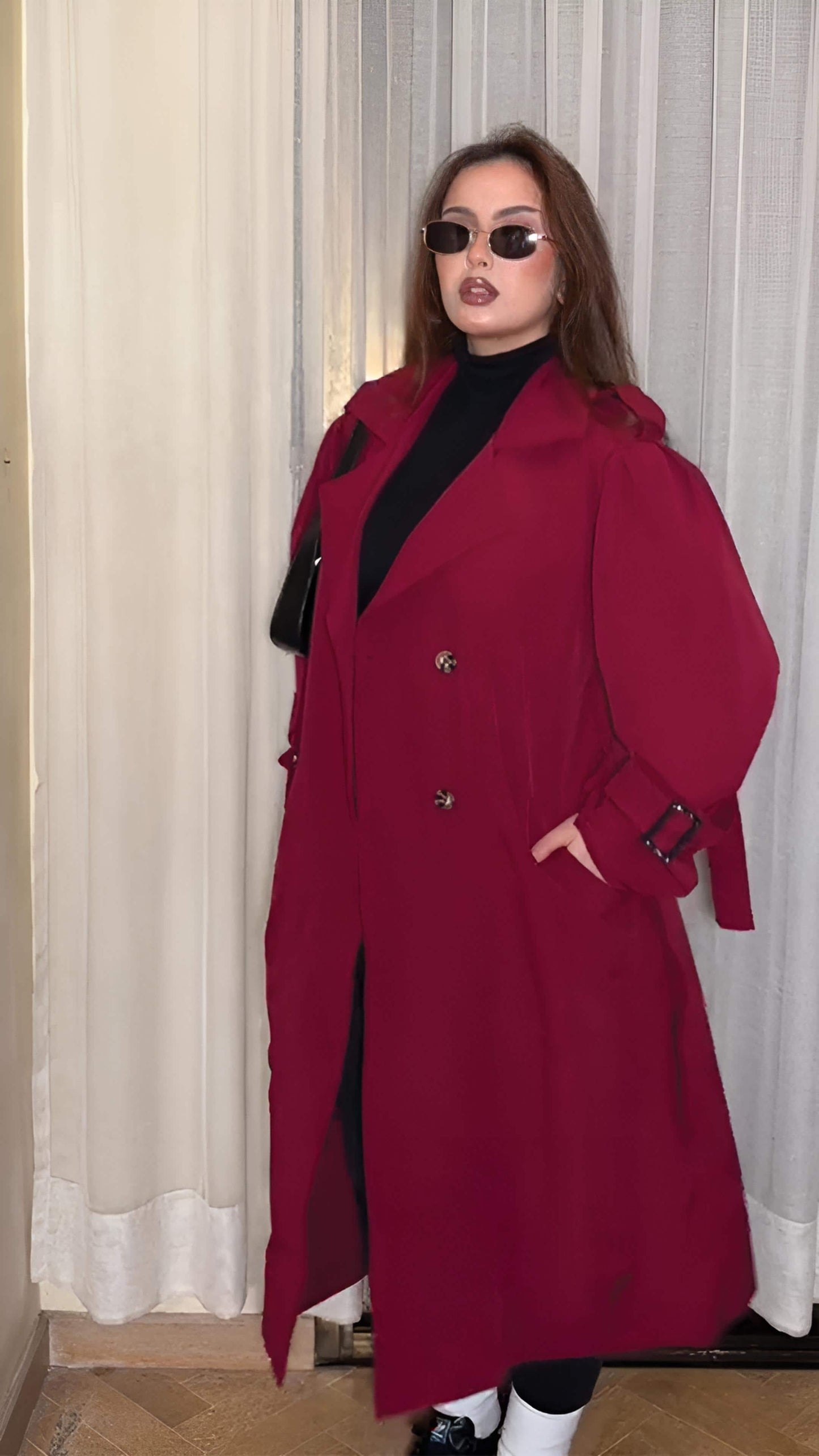 Trench-coat pour femme