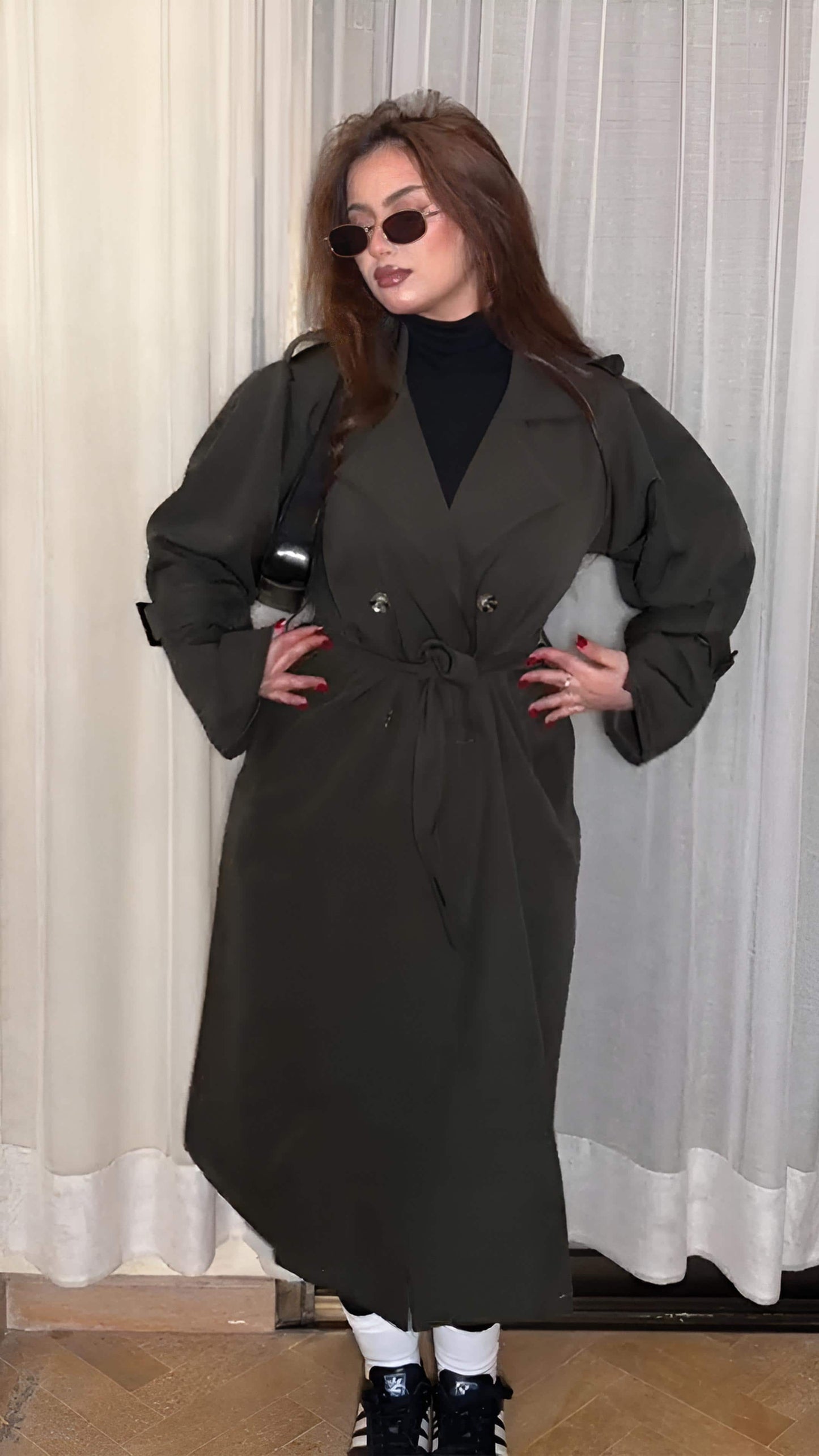 Trench-coat pour femme