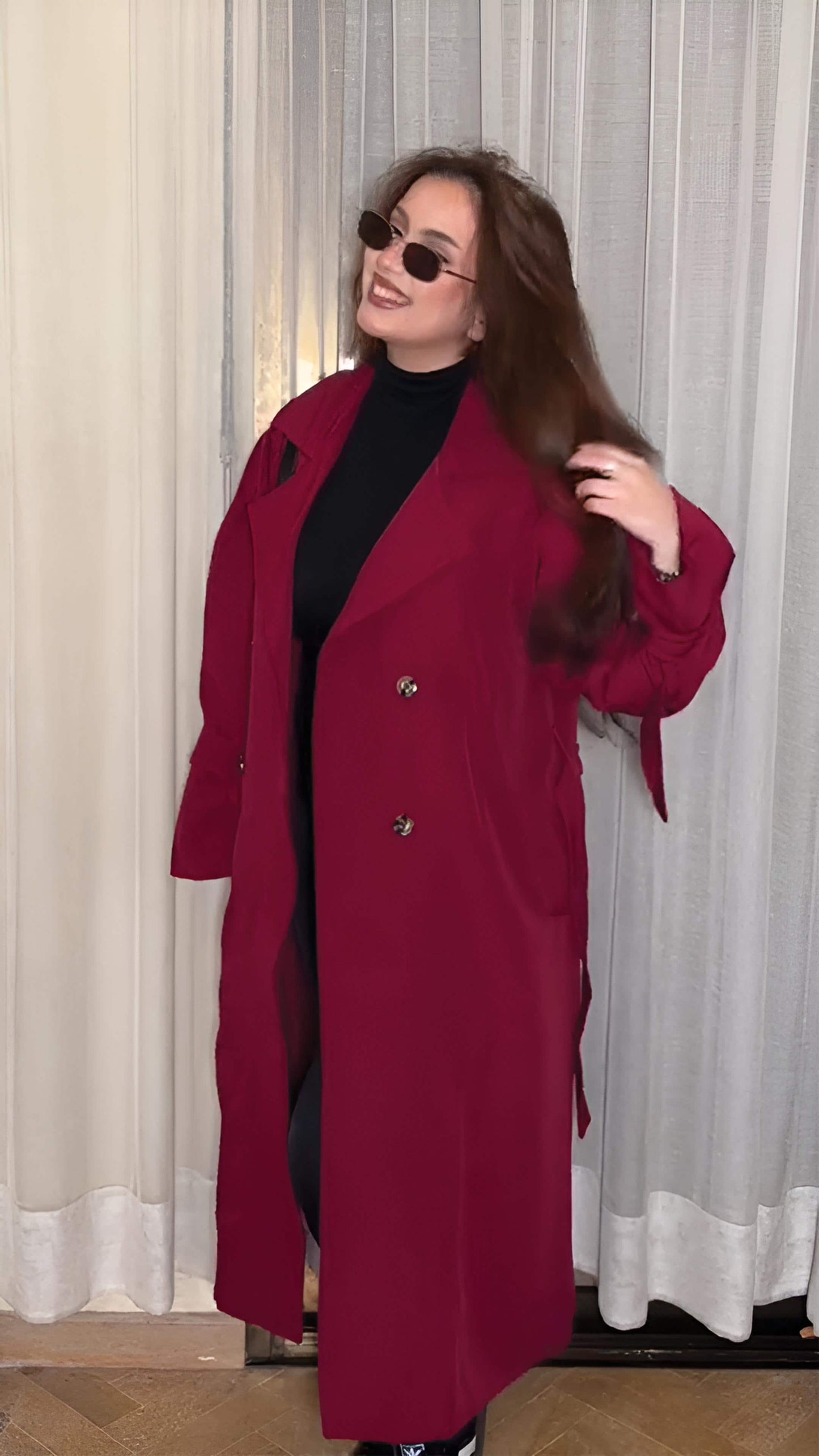 Trench-coat pour femme
