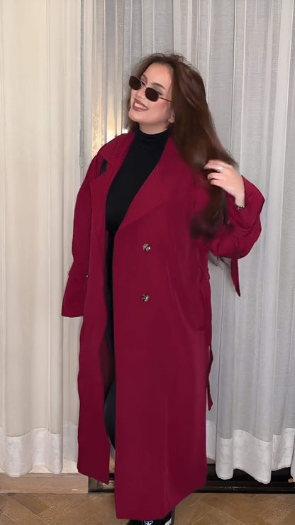 Trench-coat pour femme