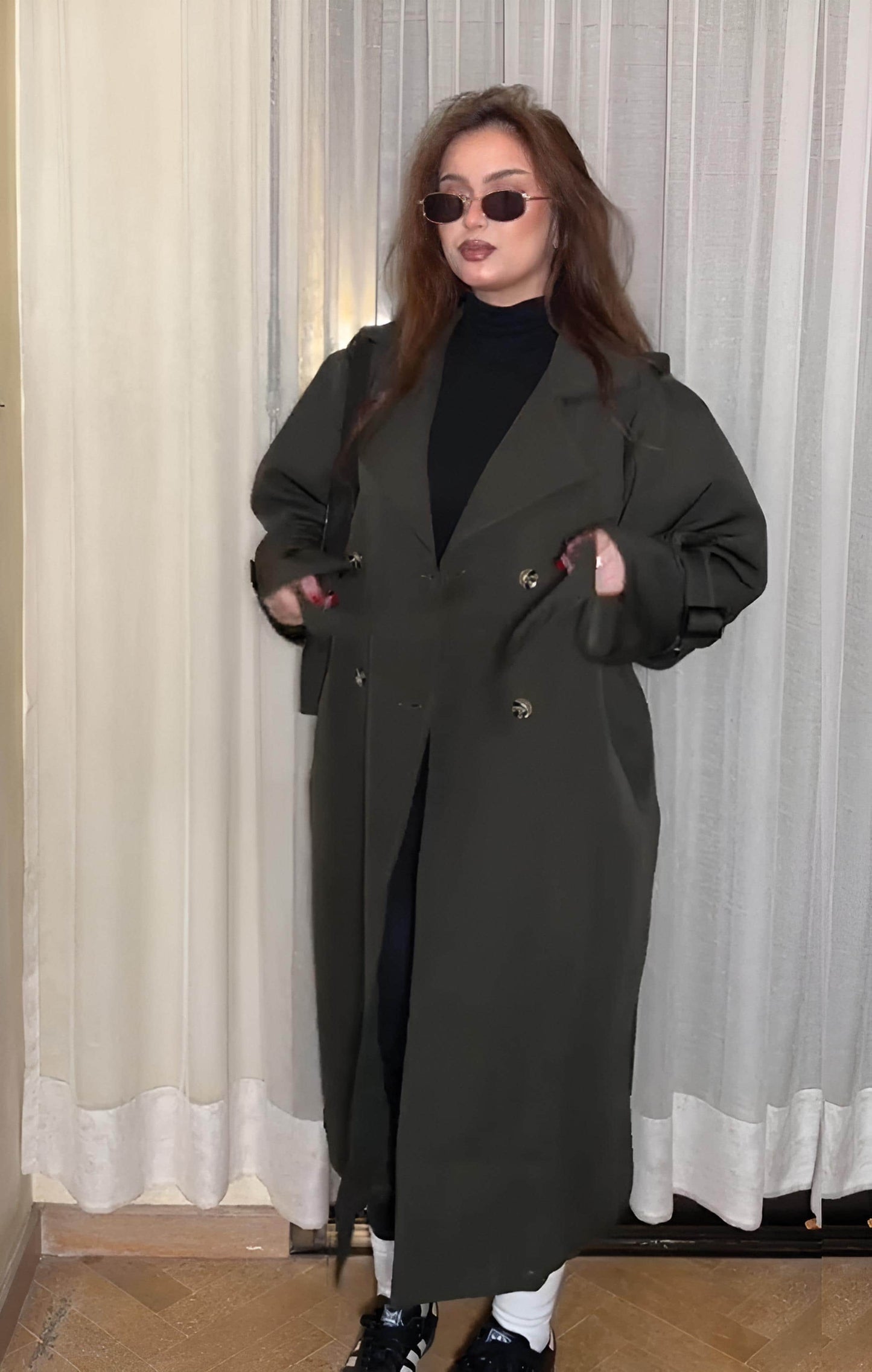 Trench-coat pour femme