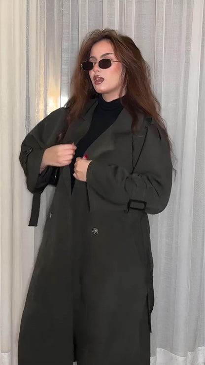 Trench-coat pour femme