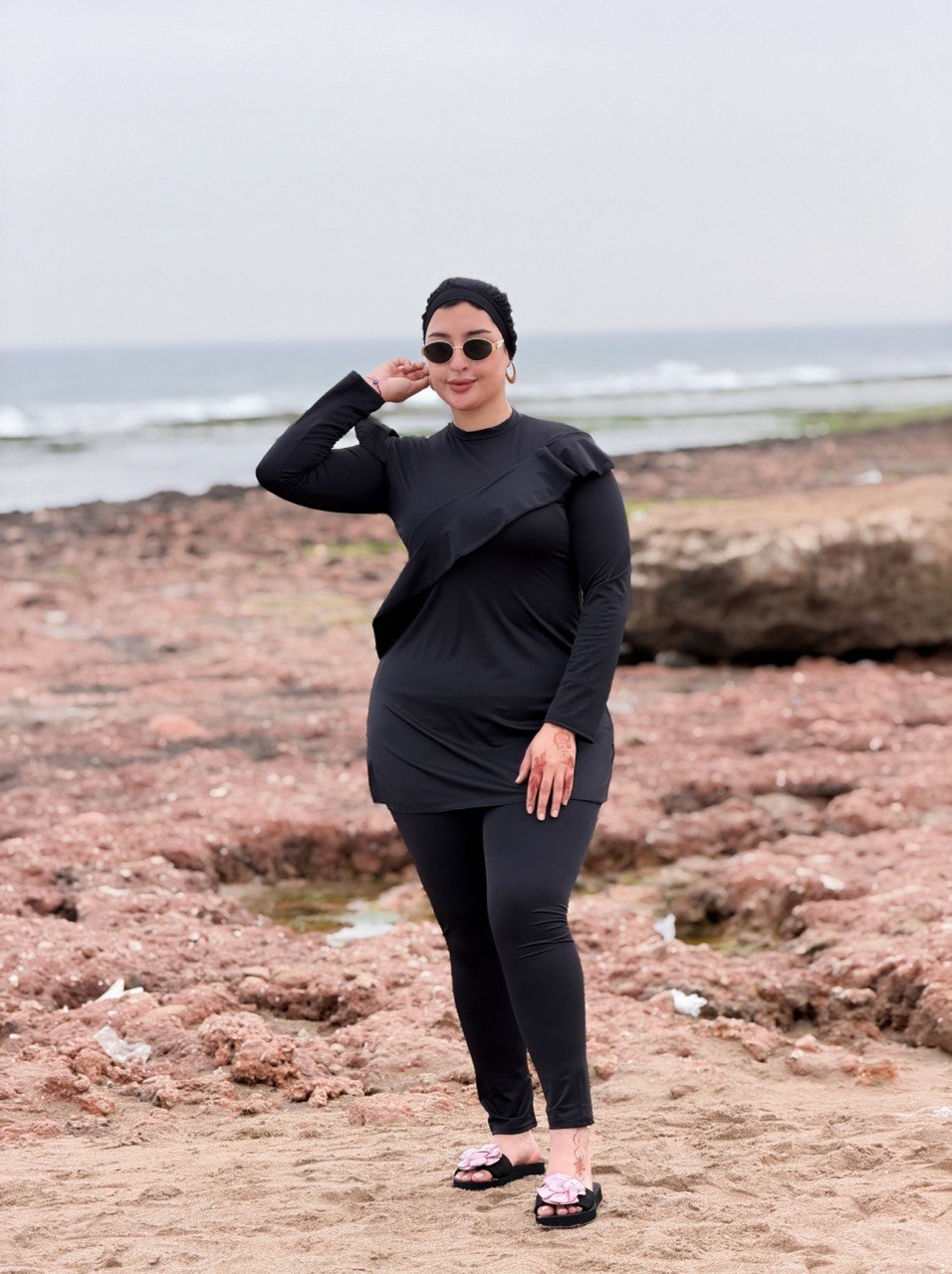 Burkini Simple :Composition de l'Ensemble (3 Pièces)