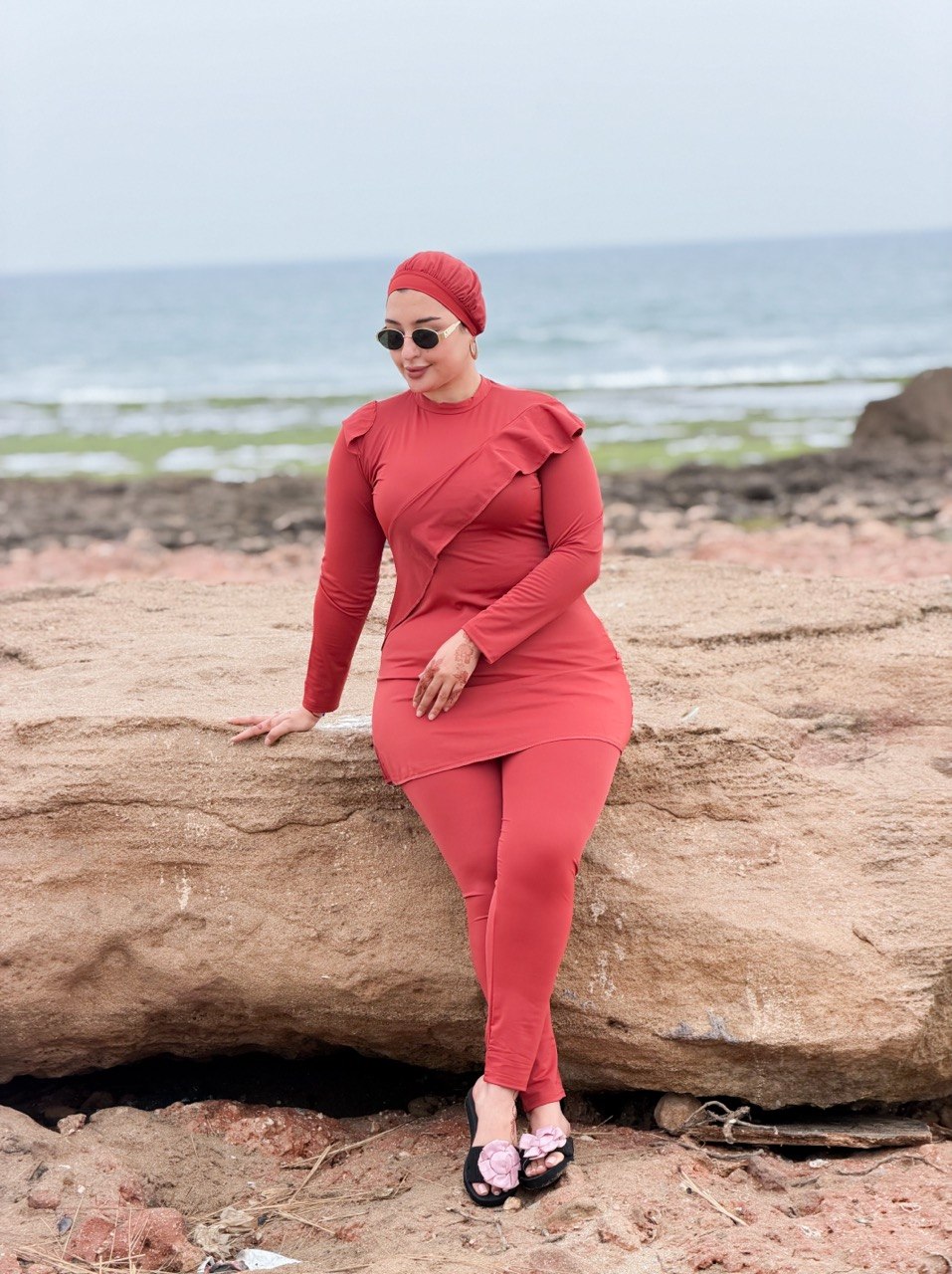 Burkini Simple :Composition de l'Ensemble (3 Pièces)
